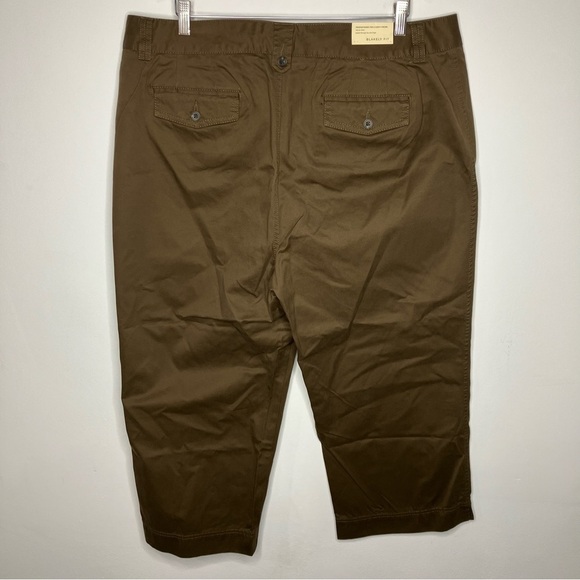 NWT Eddie Bauer Blakely fit pants brown size 20 tall - Picture 5 of 7